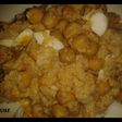 Garbanzos con coliflor