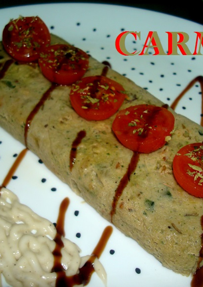 Una foto de Pastel de calabacín con nueces en microondas