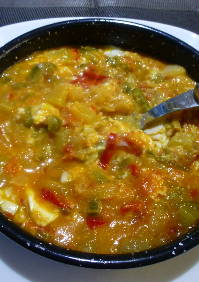Una foto de Cazuelita de revuelto de verduras