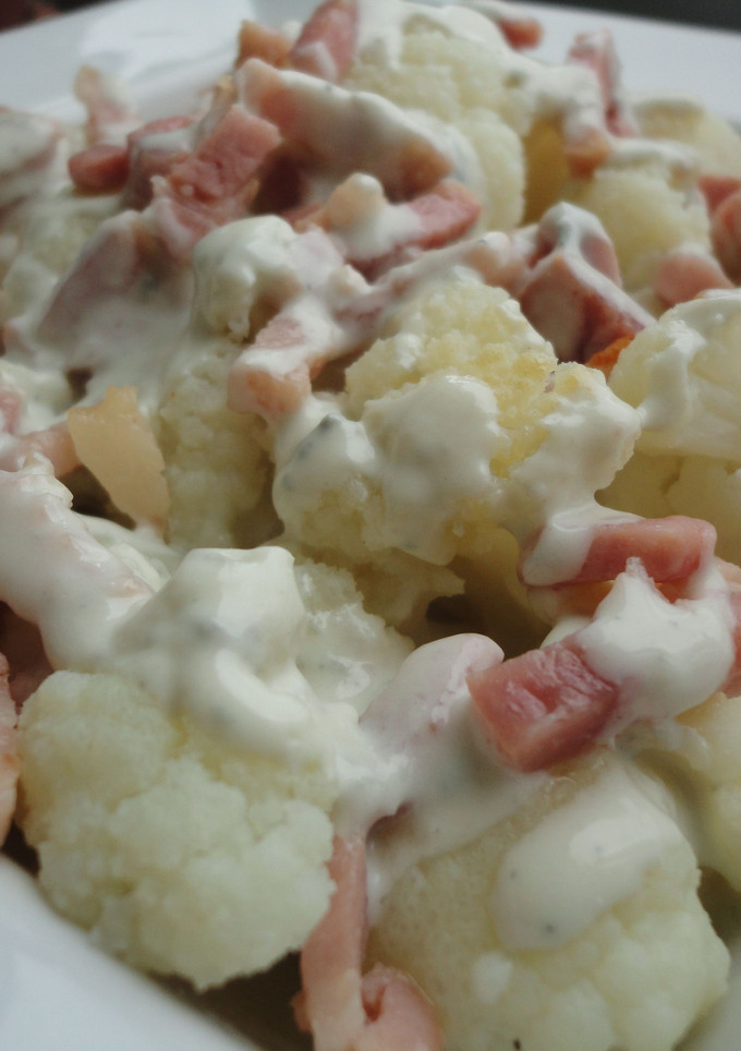 Una foto de Coliflor al gorgonzola