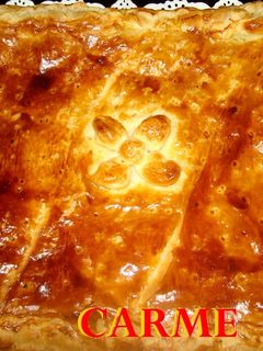 Una foto de Empanada de champiñones y carne de cordero