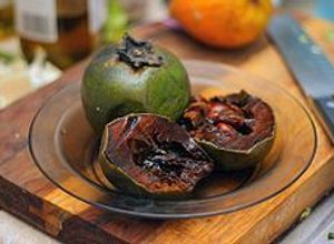 Una foto de Dulce de zapote negro