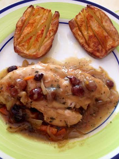 Una foto de Pechugas de pollo rellenas de verduras