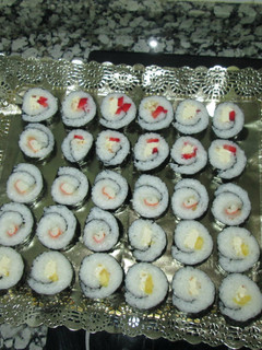 Una foto de Sushi casero