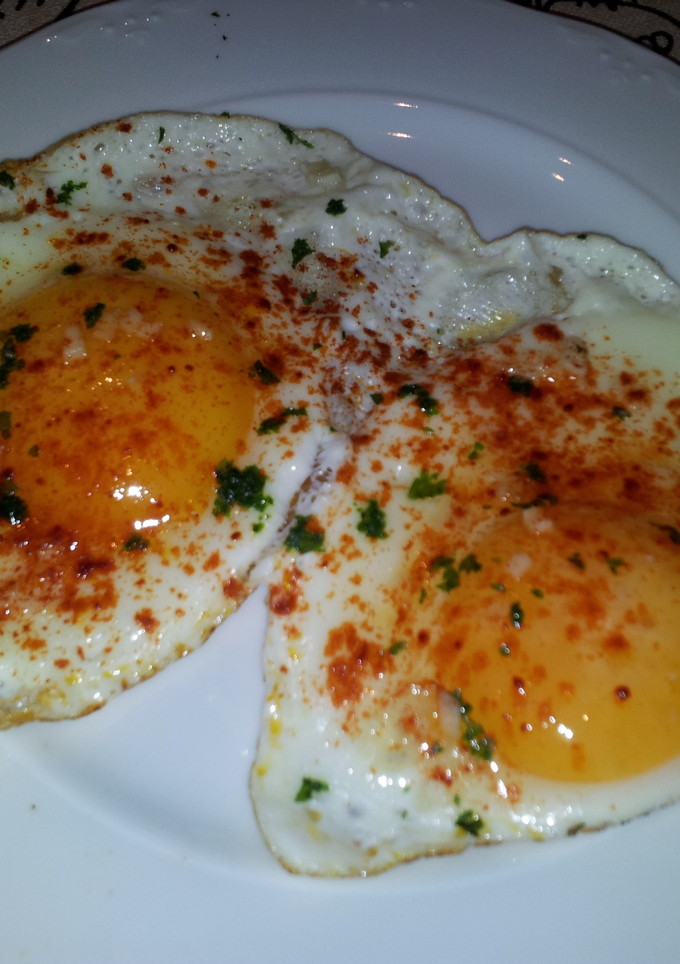 Una foto de Huevos a la plancha ligeros y rápidos para diabéticos