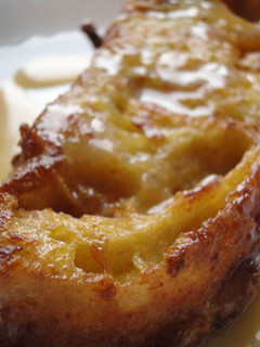 Una foto de Torrijas con toffee