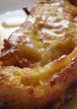Una foto de Torrijas con toffee