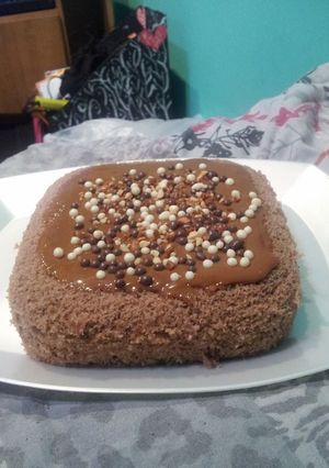 Una foto de Bizcochuelo de chocolate al microondas en 5 min