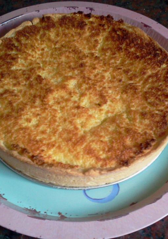 Una foto de Tarta de coco y dulce de leche