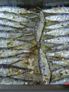 Una foto de Sardinas a la casablanquina