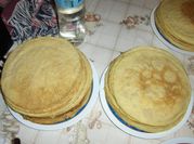 Una foto de filloas en filloeira
