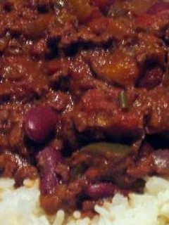 Una foto de Chile con carne