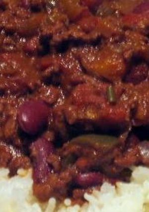 Una foto de Chile con carne