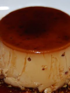 Una foto de Flan de café sencillo