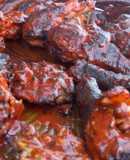 Pollo asado con barbecue