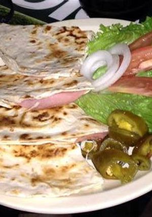 A picture of Ham and Cheese Quesadillas (Sincronizadas).