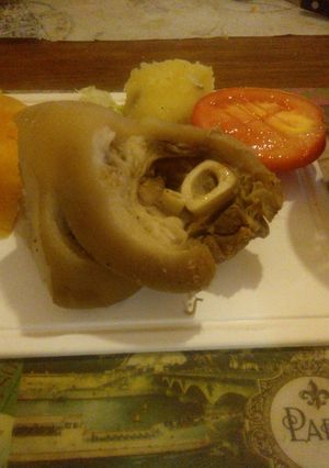 Una foto de Pucherito de garrón de chancho