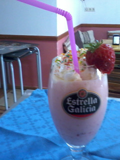 Una foto de Batido de fruta natural