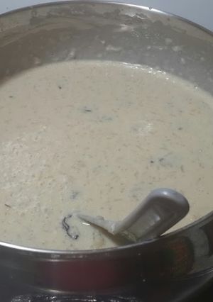 Una foto de Arroz con leche con coco y ron