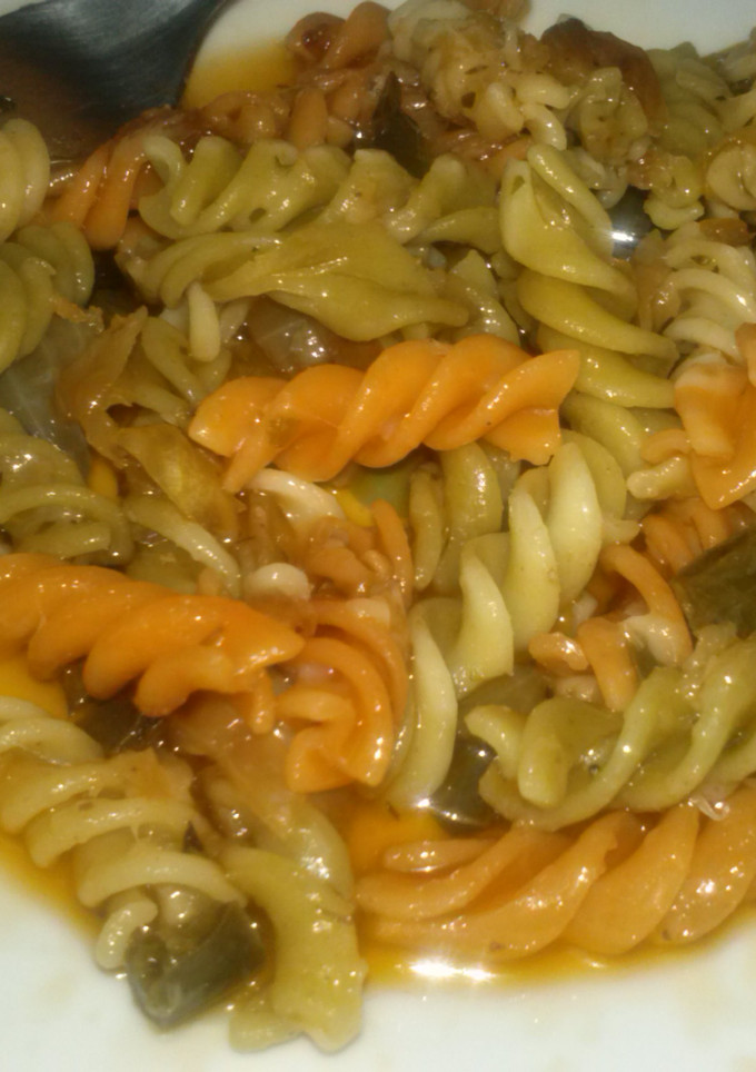 Una foto de Espirales con sofrito