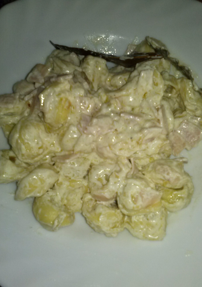 Una foto de Tortellinis con pavo