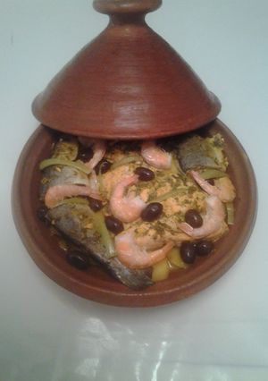 Una foto de Tajine de pescado (guiso)
