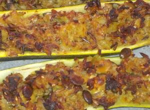 Foto principal de Calabacín relleno y gratinado