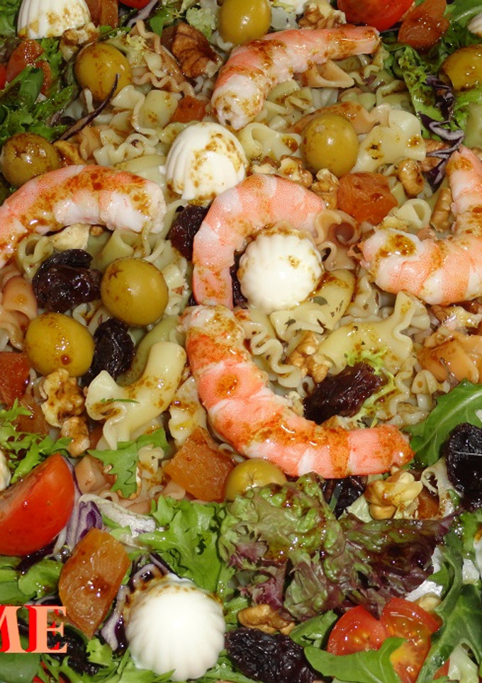 Una foto de Ensalada de pasta primaveral