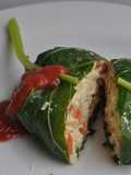 Bacalao cremoso vestido de verde