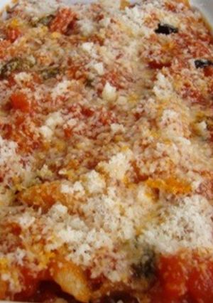 Una foto de Rollitos de berenjena rellenos de mozzarella y jamón