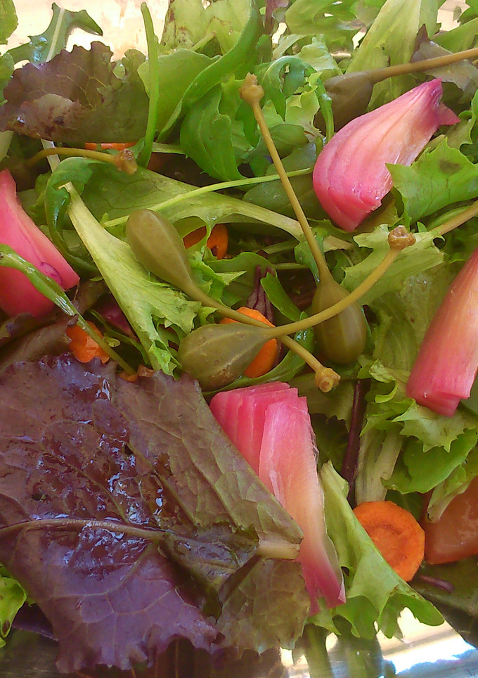 Una foto de Ensalada multicolor muy saludable