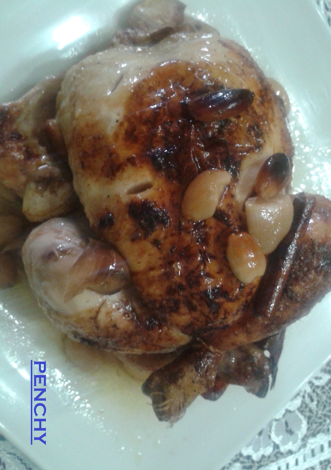 Una foto de Pollo con canela y vino semidulce del Campo de Cartagena