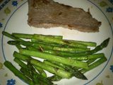 Filete de ternera con espárragos para diabéticos