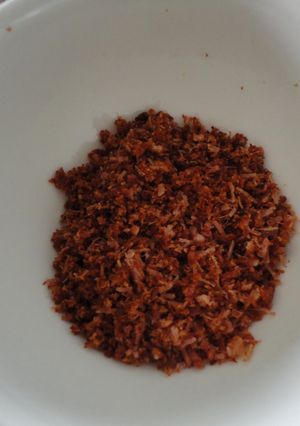 Una foto de Polvo de bacón