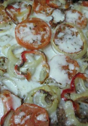 Una foto de Albóndiga con paté y verduras al horno