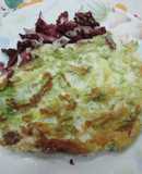 Omelette de endibias con jamón