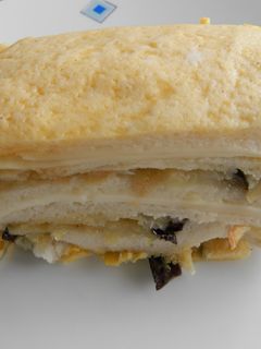 Una foto de Pastel de berenjenas con pan
