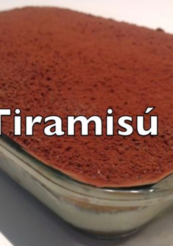 Una foto de Clásico tiramisú