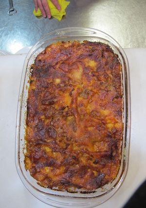 Una foto de LASAÑA CASERA DE CARNE Y VERDURAS