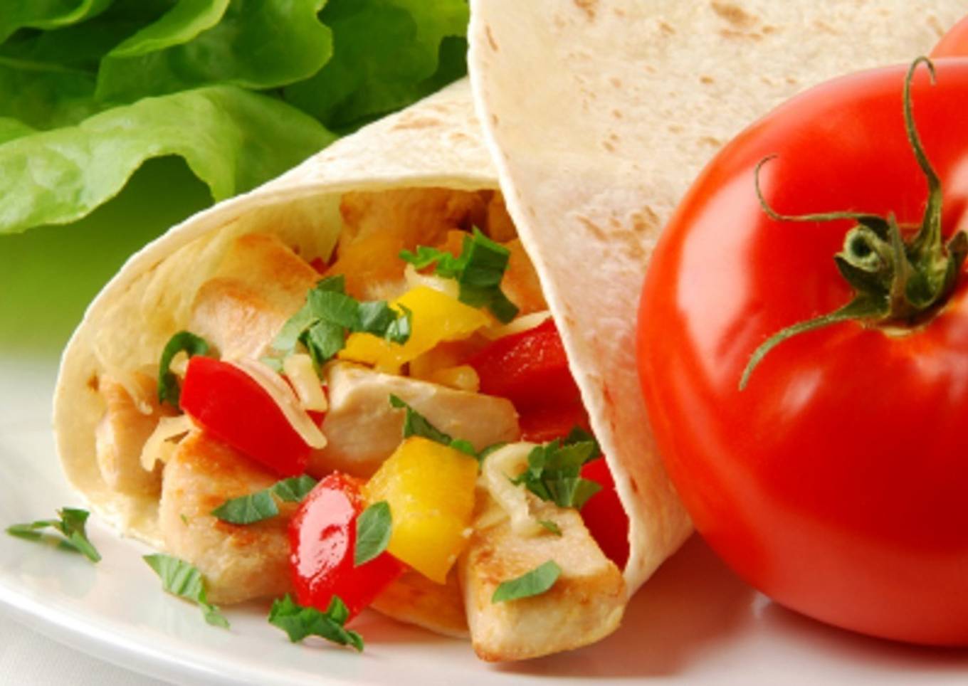 Burritos de pollo