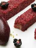 Pan, vino y moras con helado (de Santi Santamaría)