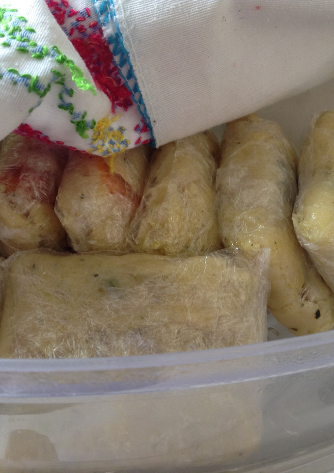 Una foto de Tamales de masa de verduras ligeros