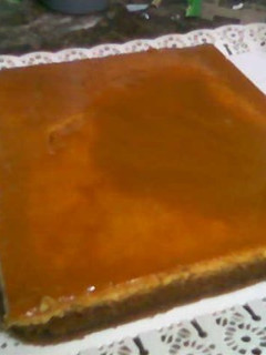 Una foto de Chocoflan