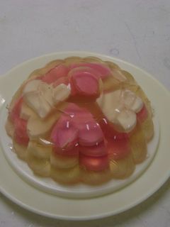 Una foto de Gelatina de corazones