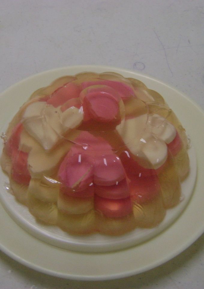 Una foto de Gelatina de corazones