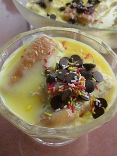 Una foto de Postre con bizcochos sabor a café