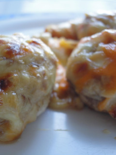 Una foto de Champiñones gratinados