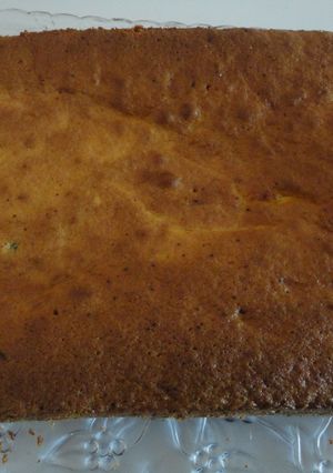 Una foto de Pastel de calabaza con pepitas de chocolate