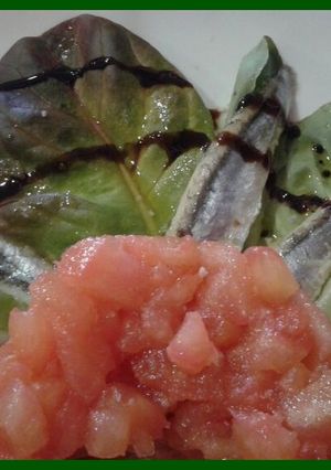 Una foto de Ensalada de boquerones