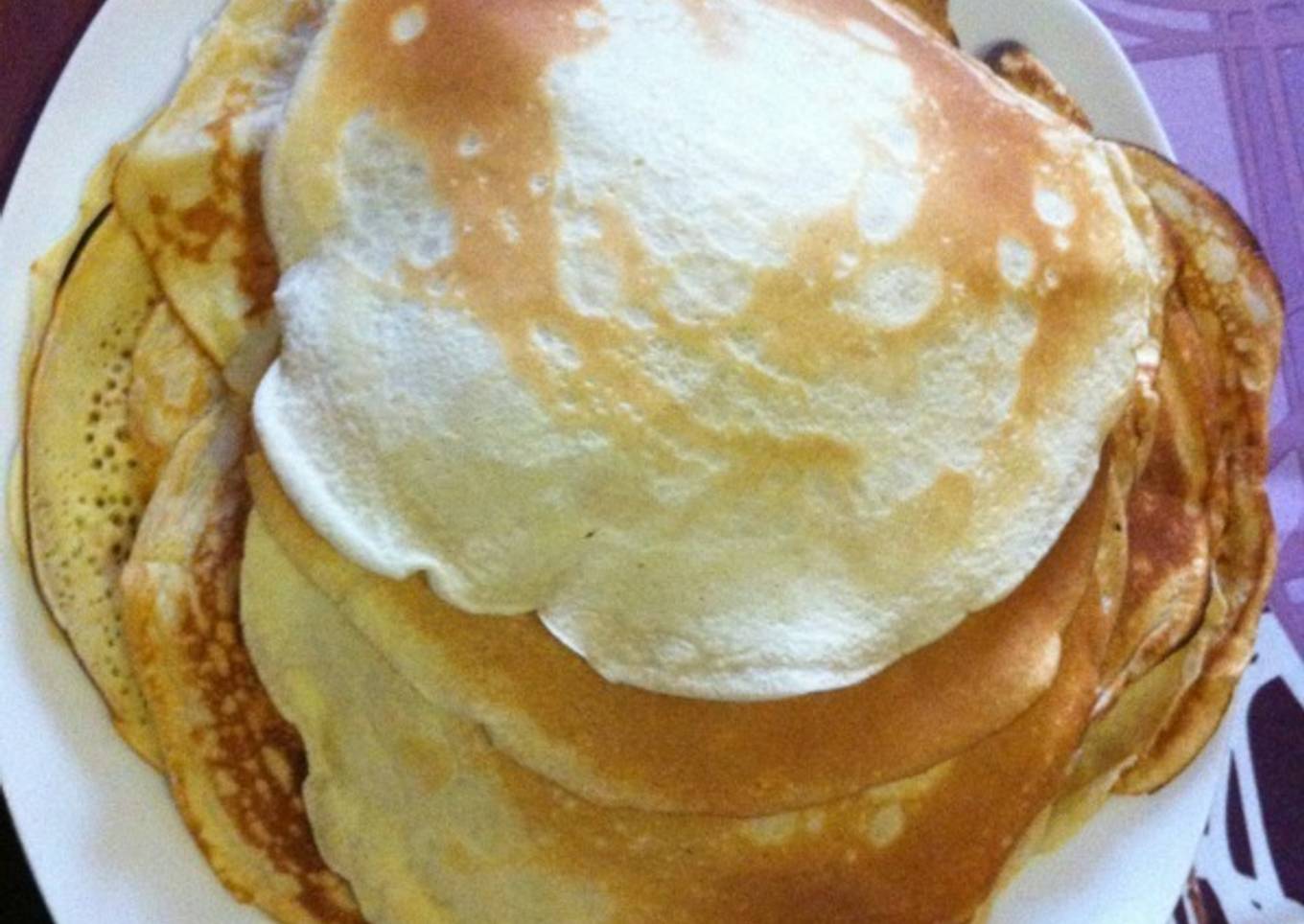 Masa de crepes casera